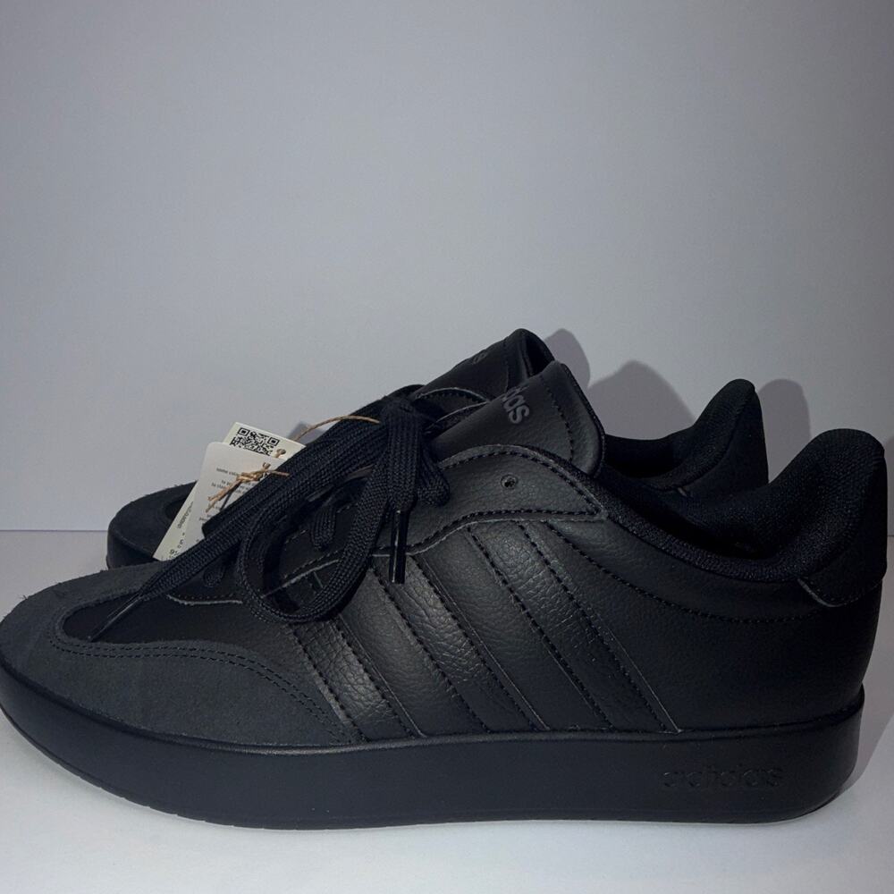 adidas Barreda Men's Low Top Lace-Up Sneakers Black US 9.5 JR1321